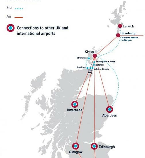 Preparativos para viajar a las islas Orkney y Shetland -