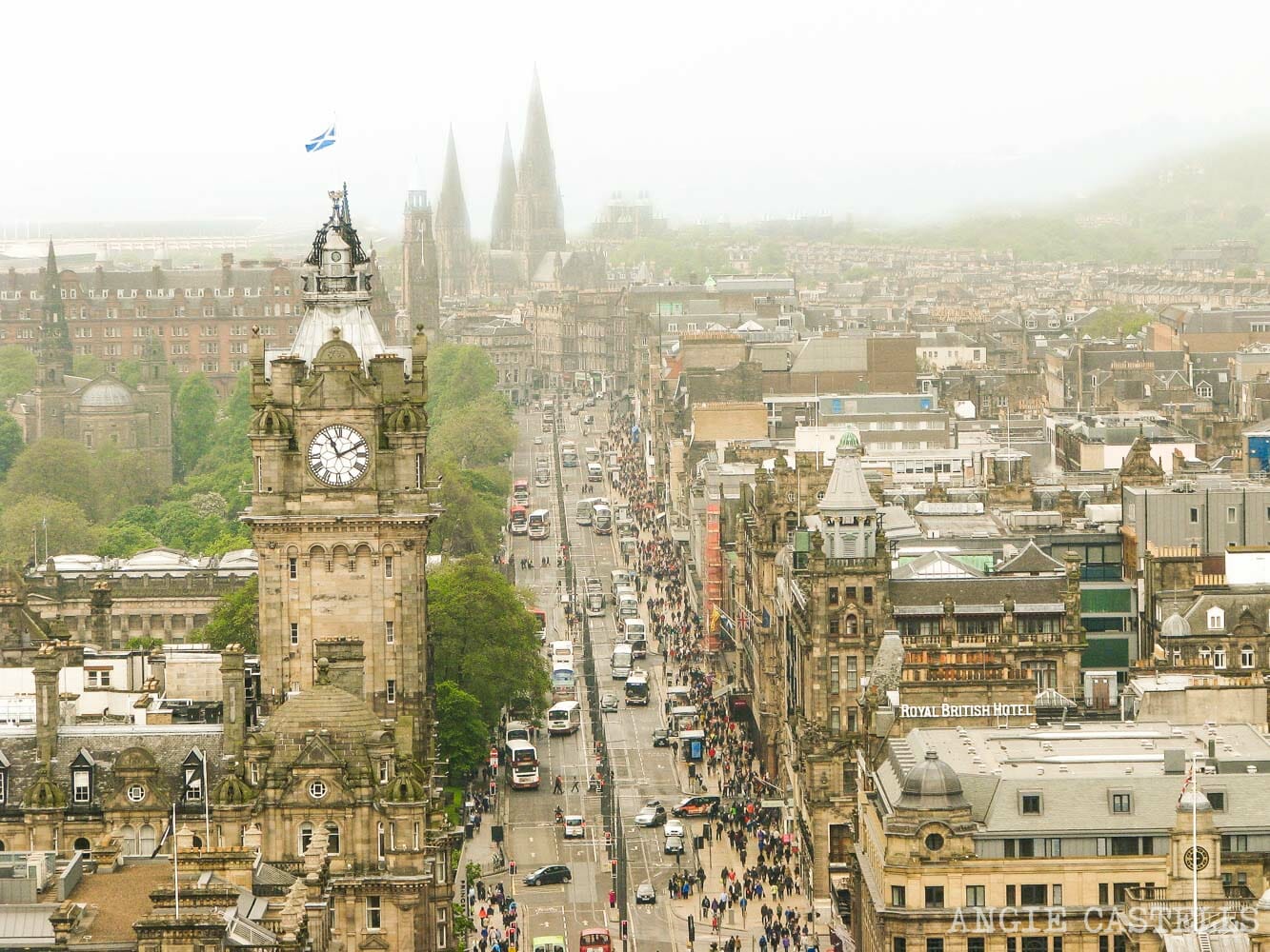 Dónde sacar las mejores fotos de Edimburgo: Calton Hill y el Nelson Monument