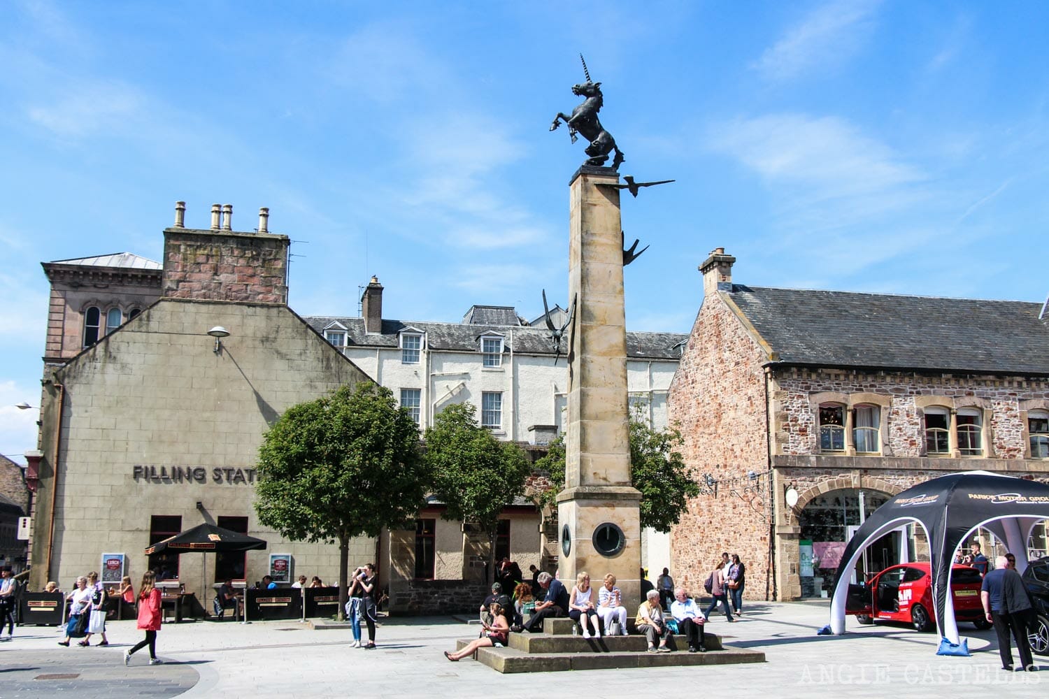 El unicornio, el animal nacional de Escocia - Mercat Cross Inverness