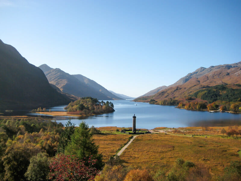Las mejores excursiones del otoño en Escocia - Glenfinnan Viaduct