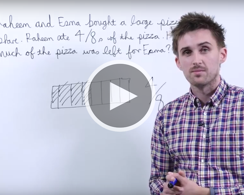 How To Use Bar Models To Solve A Simple Fraction Problem Maths Hub