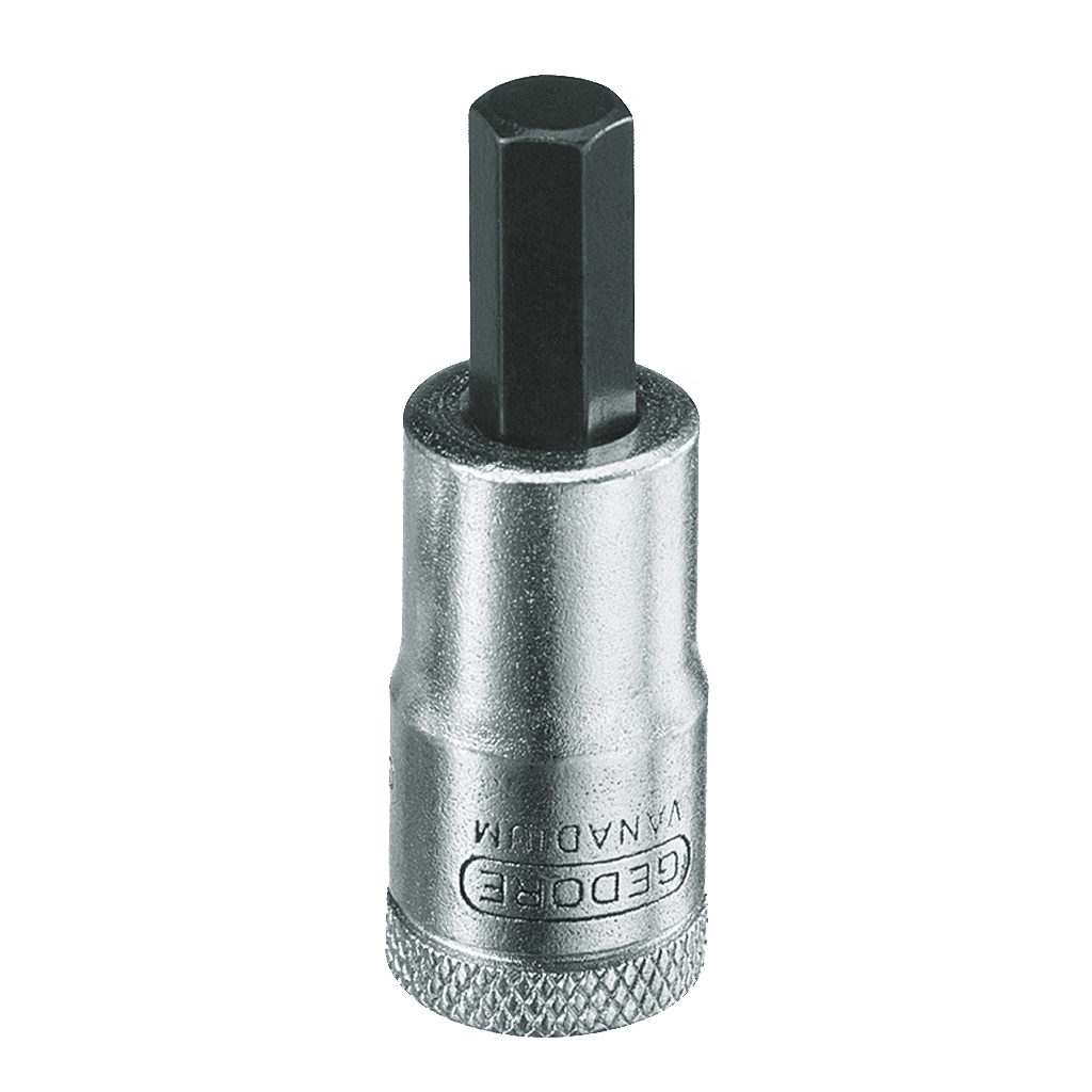 Gedore IN 30 (MM) Dopsleutel-schroevendraaier 3/8" tbv binnenzeskant-schroeven