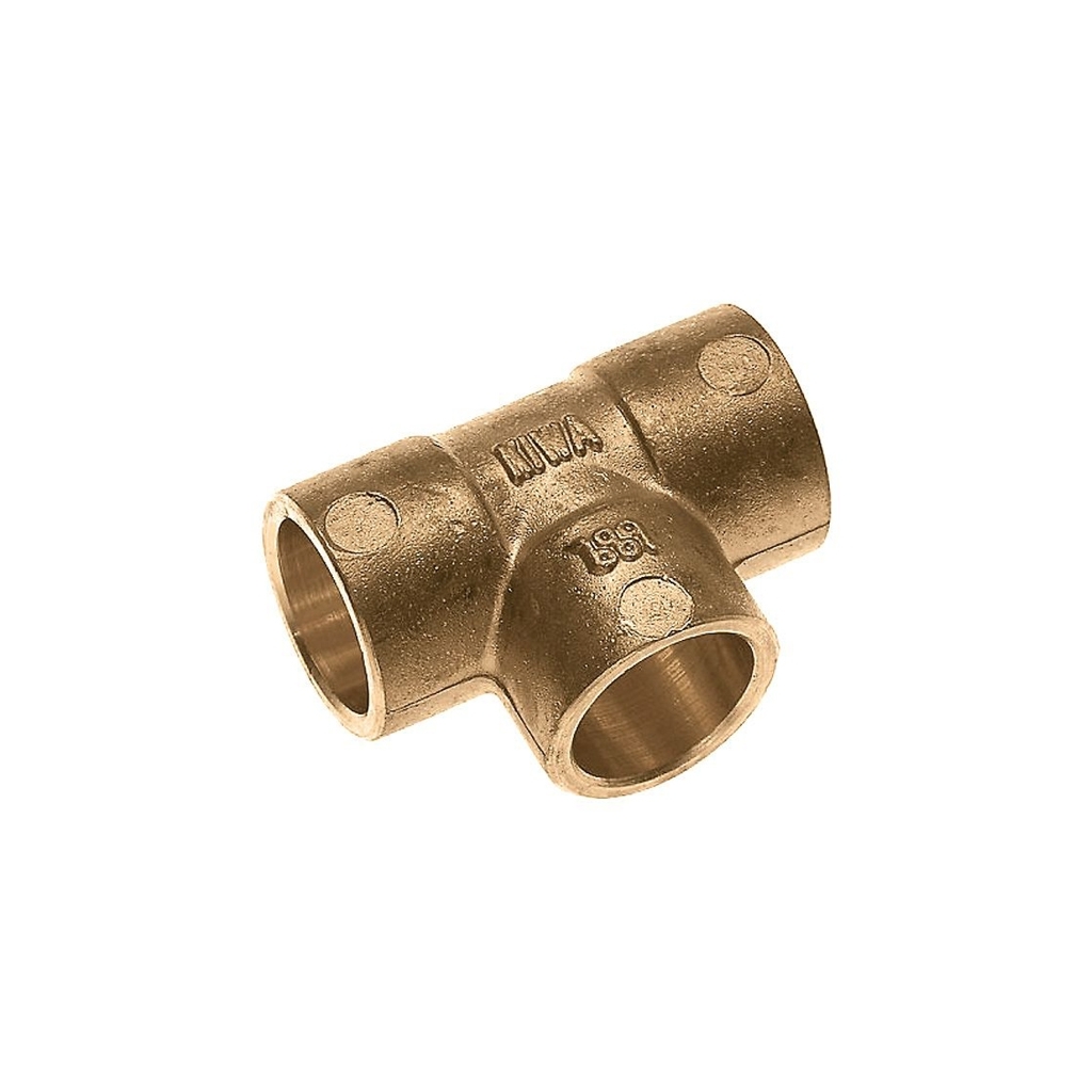 Bonfix T-stuk messing soldeerfitting