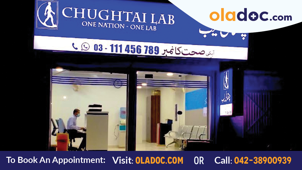 Chughtai Lab, Karachi (10 DISCOUNT) Pathology Lab at Chughtai Lab