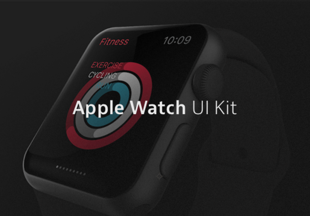 Apple Watch – Kit UI PSD & Sketch-1