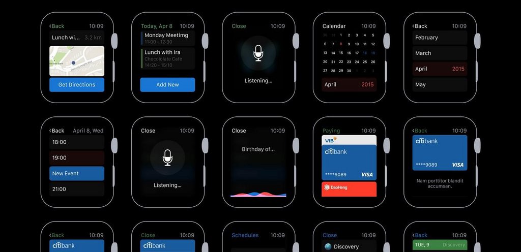 Apple Watch – Kit UI PSD & Sketch-2