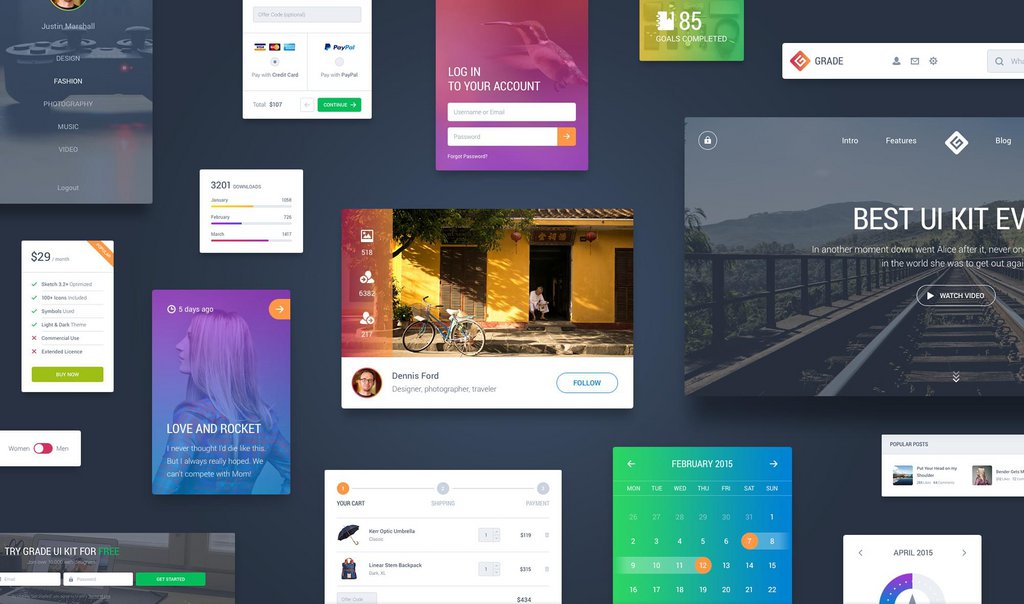 Grade – Kit UI Web App-1
