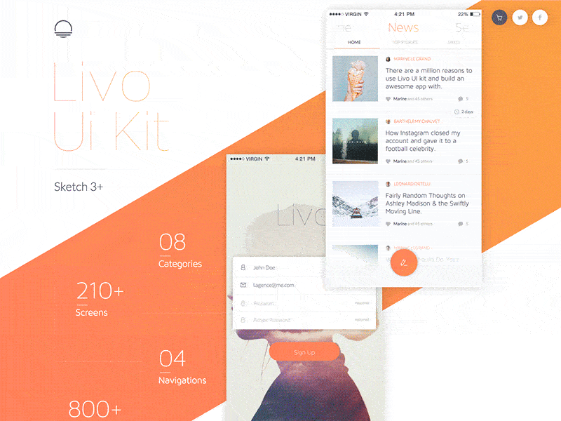 Livo – Kit UI mobile-1