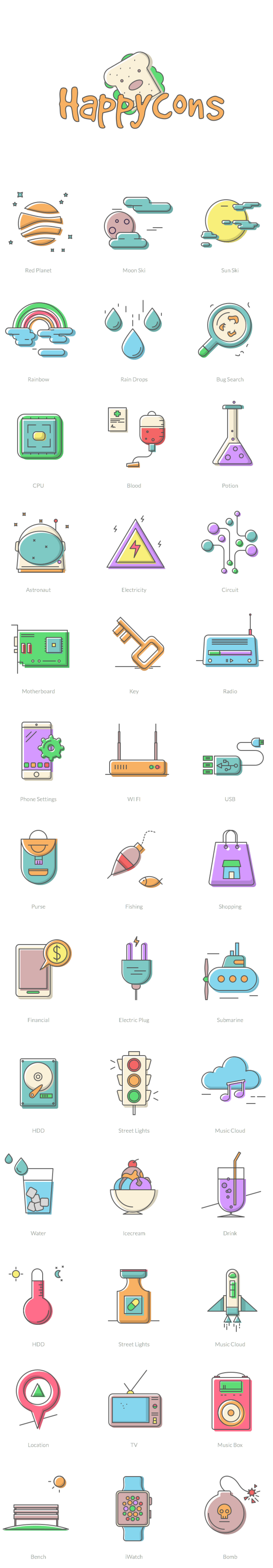 Happycons – Set gratuit-2
