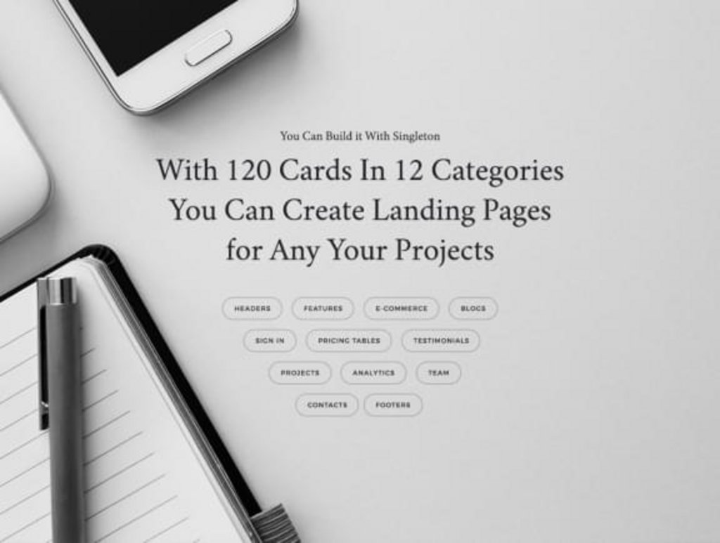 Singleton – Kit UI landing pages-2