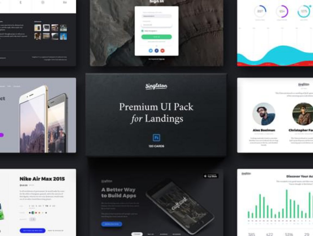 Singleton – Kit UI landing pages-1