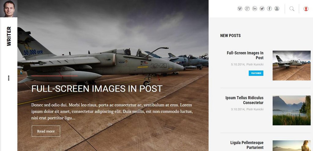 Writer – Thème WordPress blog & portfolio-1