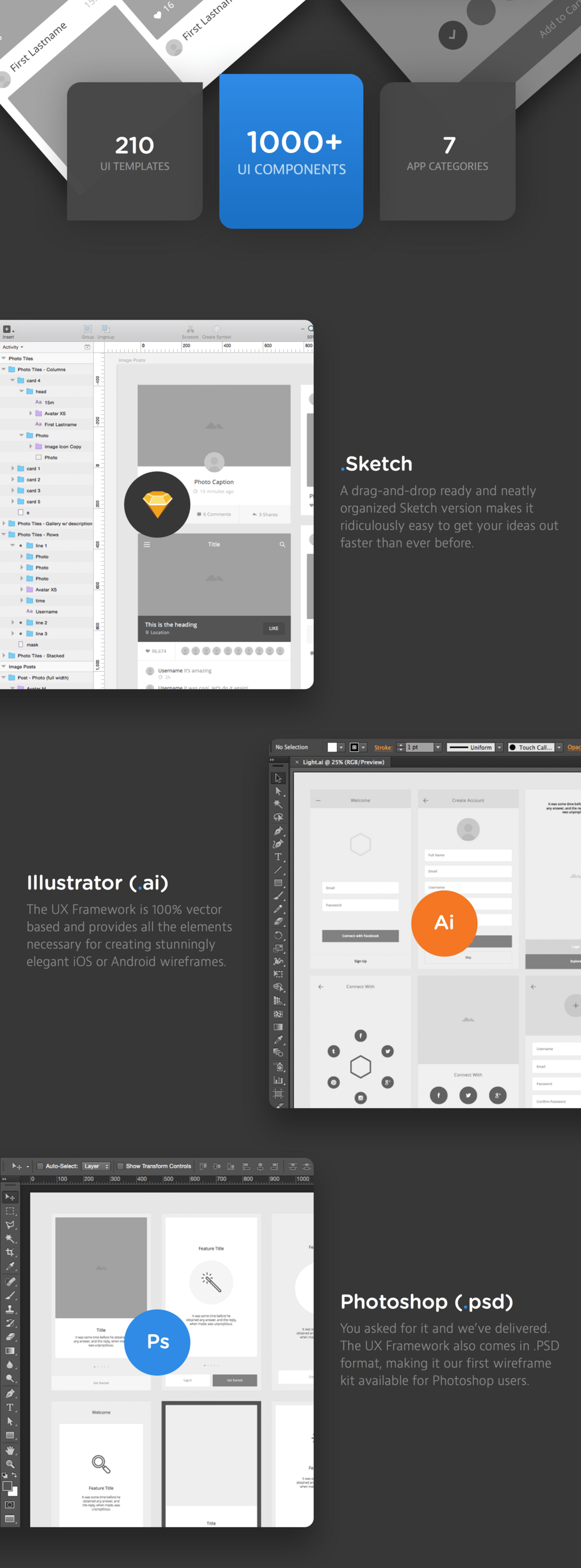 UX framework – Kit wirframes-2