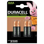 Duracell AAA (4pcs) Nichel-Metallo Idruro (NiMH) 750mAh 1.2V batteria ricaricabile