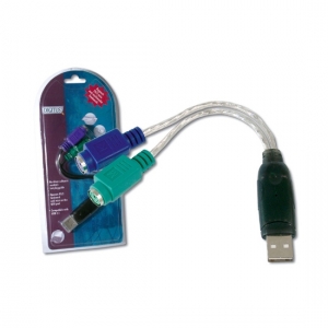Adattatore usb a 2*ps2 per mouse e tastiera ps2 su usb