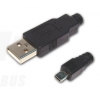 Cavo usb 2.0 hantol usb a to usb mini b 8pin 1,8mt. cod.20680