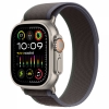 Apple watch ultra 2 gps + cellular, 49mm titanium case with blue/black trail loop - m/l