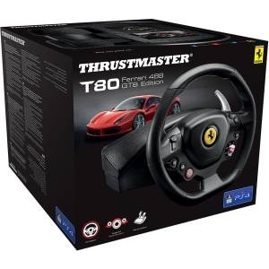 Thrustmaster volante t80 ferrari 488 - gtb edition + pedaliera