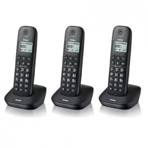 Telefono cordless brondi gala trio nero
