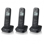 Telefono cordless brondi gala trio nero