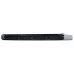 Synology nas rack 4bay 2.5/3.5 ssd/hdd sata, amd ryzen v1500b 4core 2.2 ghz, 2gb ddr4, 4xgigabit