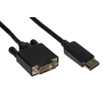 Cavo displayport m to dvi m (24+1) 2mt ak-340306 lkcdpdvi20