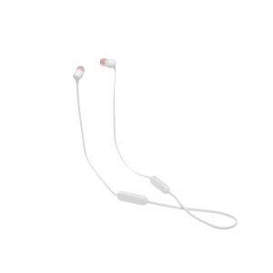 Auricolari in ear tune 125bt wireless bianco (jblt125btwht)