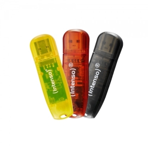 Usb stick 32 gb kit 3x32gb intenso rainbow line 3502483
