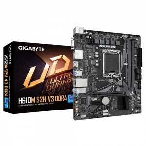 Scheda madre gigabyte ga-h610m-s2h v3 sk1700 m.2 ddr4 vga+hdm+dp