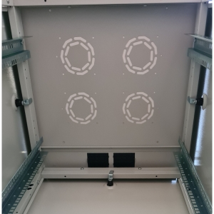 Armadio rack per reti 19" 26u (a)2002, (l)600, (p)600 colore grigio porta traforata serie eavi