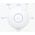 Access point ubiquiti unifi u7-pro 5400 mbit/s wifi7 poe white
