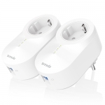 Kit adattatore powerline gigabit av1000 passthrough adapter