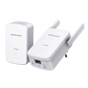 Powerline kit homeplug av2 fino a 1000mbps e wi-fi 300mbps