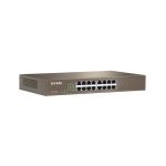 Tenda switch 16 porte 10/100 metal case rack mountable pnp