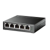 Tp-link 5-port gigabit easy smart switch con 4-porte poe+