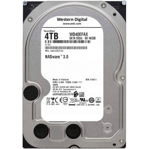 Hard disk 3,5 4tb sata western digital red wd40efax recertif. 1m