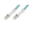 Cavo fibra ottica  5mt connettori lc-lc 50/125m om3 multim. blue