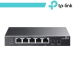Tp-link 5-porte gigabit desktop poe+ switch con 1-port poe++ in e 4-port poe+out