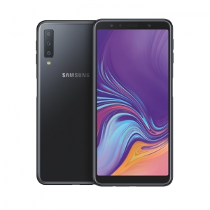 (refurbished) smartphone samsung galaxy a7 sm-a750fn 64gb 6" samoled 24mp black [grade b]
