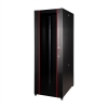Armadio rack per reti 19" 42u (a)2002, (l)600, (p)800 colore nero porta vetro serie eavi