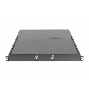 Console kvm modulare hd lcd con tft da 17", connessione kvm vga a 1 porta, touchpad, layout tastiera italiana