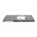 Console kvm modulare hd lcd con tft da 17", connessione kvm hdmi a 16 porte, touchpad, layout tastiera italiana