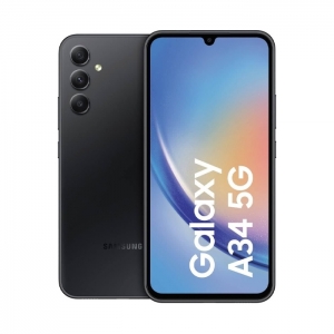 (refurbished) smartphone samsung galaxy a34 5g sm-a346b 128gb 6.6" superamoled 48mp graphite [grade a]