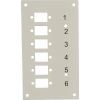 Frontalino 6 sc simplex lc duplex per box e40026