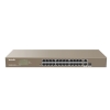 Tenda switch poe web smart 24 porte 10/100+2gb+2sfp 440w - tef1226p-24-410w