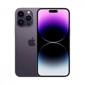 (refurbished) apple iphone 14 pro max 128gb deep purple mq9x3ql/a 6.7" porpora