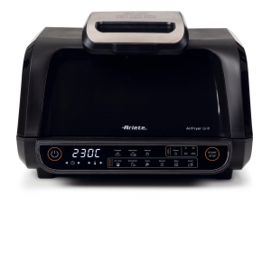 Ariete air fryer grill 2in1 (4635/00) - friggitrice ad aria + griglia / bistecchiera - 8l - touch control - 8 programmi cottura - 1700w