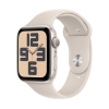 (refurbished) smartwatch apple watch se 2nd gen. (a2722) gps aluminium 40mm 32gb oled touchscreen silver [grade b]