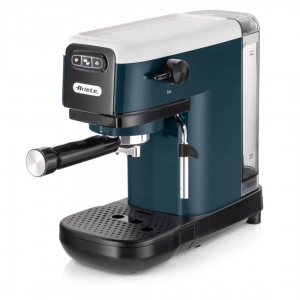 Ariete snow white (1399/11) - macchina per caffe'' espresso - polvere e cialde - 1 o 2 tazze - cappuccinatore - pressione 15 bar - 1300w