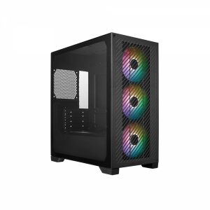 Case elite 301 - matx, usb3, type-c, 3x fan argb